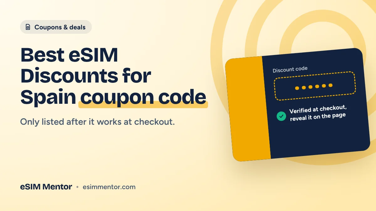 Best eSIM Discounts for Spain