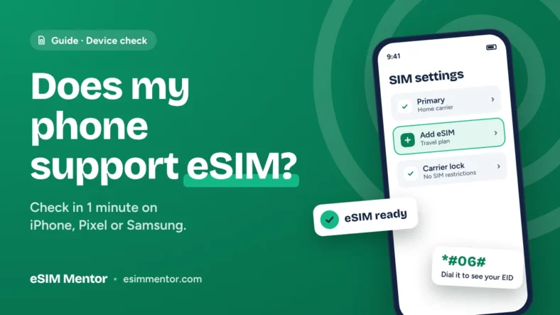 Does My Phone Support eSIM? How to Check
