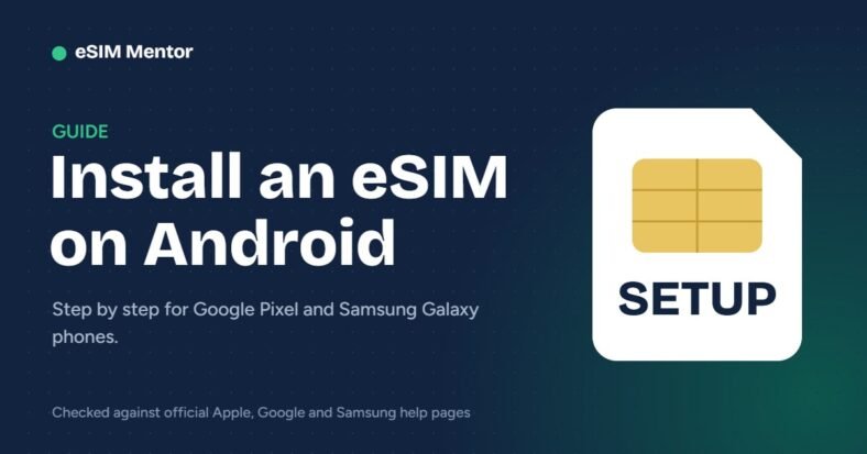 How to Install an eSIM on Android