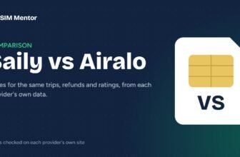 Saily vs Airalo: eSIM Mentor comparison